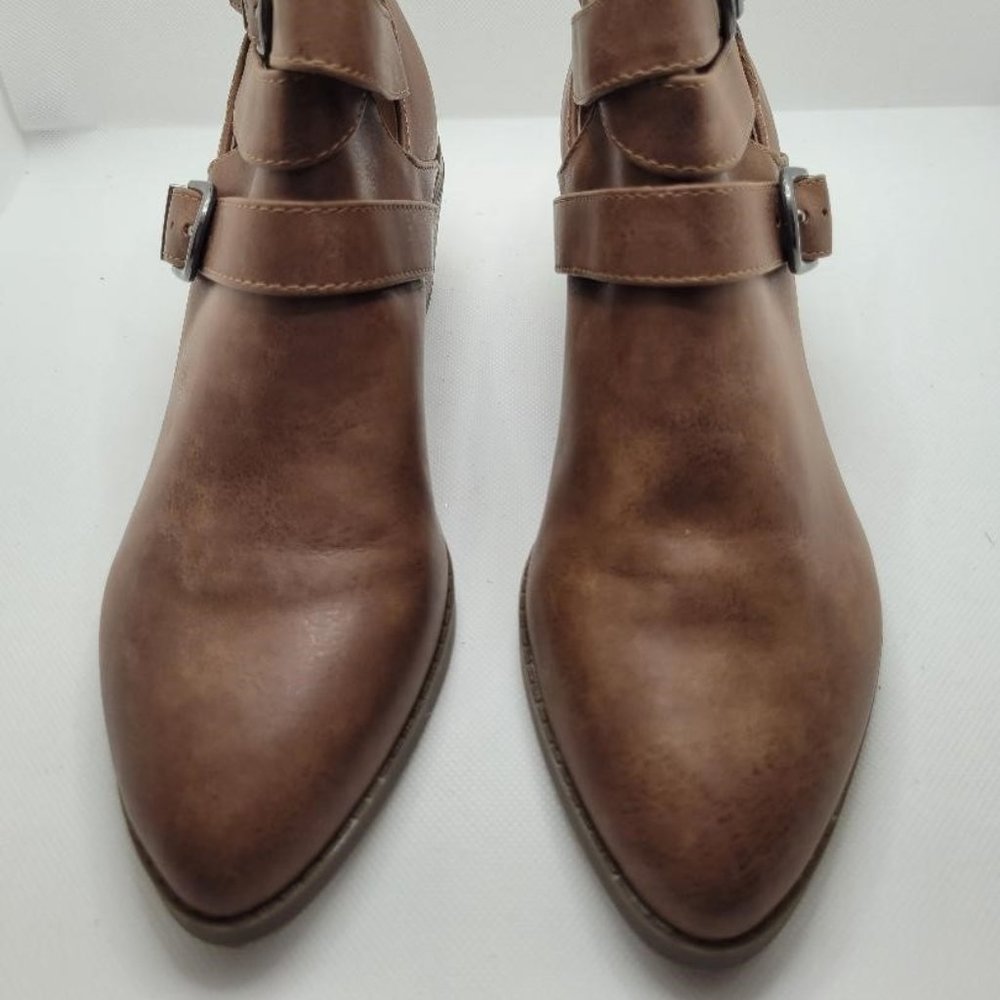 NEW Indigo Rd. Zelda Booties, Women's Size 6 M, Brown/Cognac